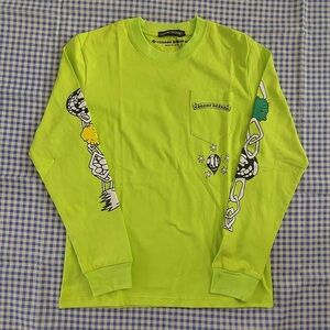 Chrome Hearts Matty Boy Link T-shirt Lime Green
